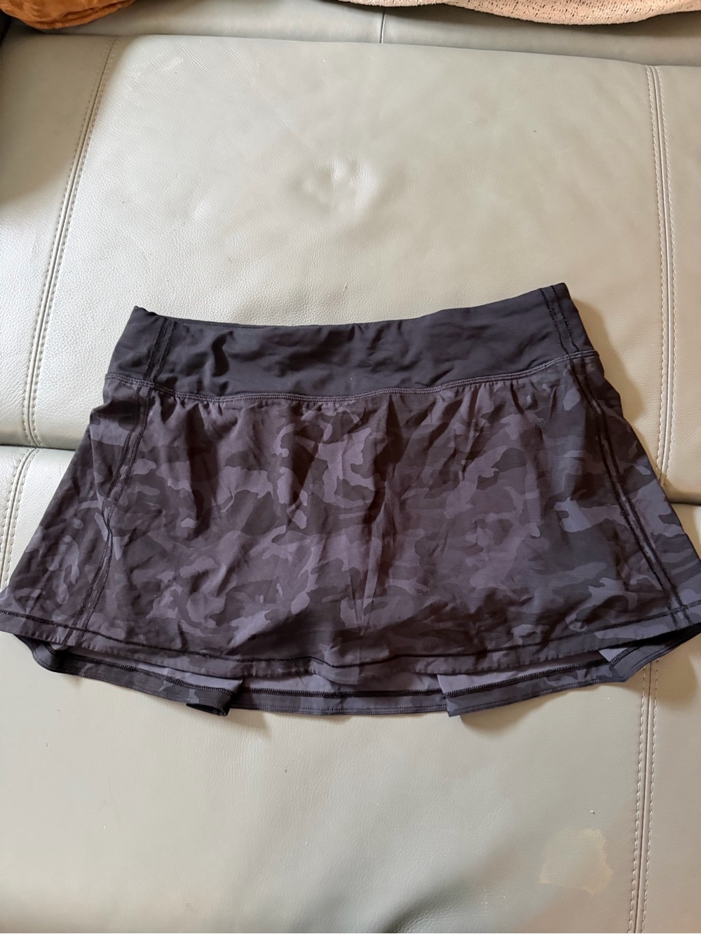 Lululemon Black Camo Active Skort